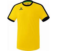 Erima Mixte Enfant Maillot Retro Star, Jaune/Noir, 140 EU