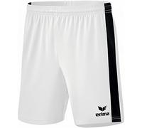 Erima Mixte Enfant Retro Star Short, Blanc/Noir, 140 EU