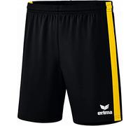 Erima Mixte enfant Short Retro Star, Noir/Jaune, 152 EU