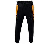 Erima Mixte Enfant Six Funktionelle Wings, Noir/New Orange, 140 EU