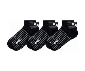 Erima Mixte Lot de 3 Paires socquettes, Noir, FR : M (Taille Fabricant 39-42) EU