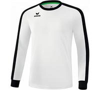 Erima Mixte Maillot Retro Star Manches Longues, Blanc/Noir, XXL EU