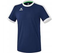 Erima Mixte Maillot Retro Star, New Navy/Blanc, M EU