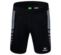 Erima Mixte Six Kurze Wings, Noir/Slate Grey, S EU