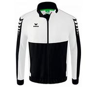 Erima Unisex Six Wings presentation jacket, noir/blanc, M