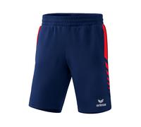 ERIMA Pantalon de sport bleu marine / rouge sang / blanc, Taille XL