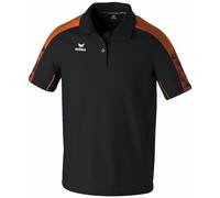 Erima Polo Evo Star (1112410) Homme, Noir/Orange, XL