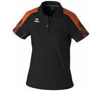 Erima Polo Evo Star (1112421) Femme, Noir/Orange, 38