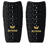 Erima Protections de football Evo Flex Unisexe Jeunesse Noir/Or XS