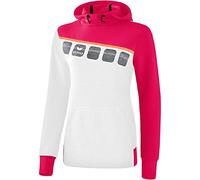Erima R3 Sweat à capuche Femme - Blanc/love rose/peach - FR : S (Taille Fabricant : 36)