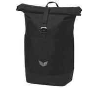 Erima Sac à dos roll-top (7232601) Mixte, noir