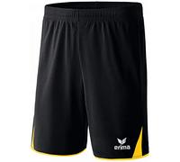 Erima Short 5-Cubes - Noir/Jaune - XXL
