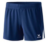 Erima Short pour Femme de 5 Cubes FR:38 Bleu Marine/Blanc