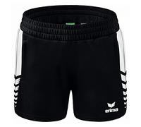 Erima Six Wings Kurze Shorts, Noir/Blanc, 34 Femme