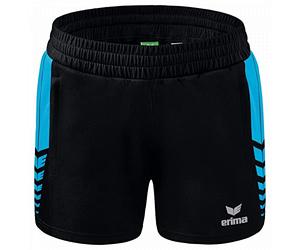 Erima Six Wings Kurze Shorts, Noir/Curaçao, 36 Femme