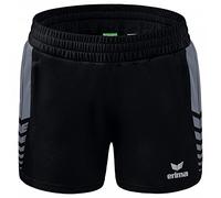Erima Six Wings Kurze Shorts, Noir/Slate Grey, 42 Femme
