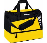 Erima Six Wings (Medium) Sac de Sport avec Compartiment Fond - Jaune / Noir
