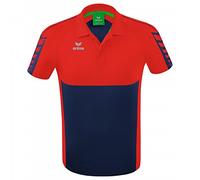 Erima Six Wings polo bleu rouge M