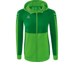 Erima Six Wings Trainingsjacke mit Kapuze Damen Sweatshirt à capuche XL Vert