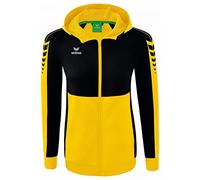 Erima Femme Six Wings à capuche, jaune/noir, 34 EU