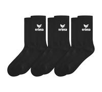 Erima Sport socks Lot de 3 (2182504), Mixte, noir, 39-42