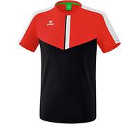 Erima Squad Function T-Shirt Enfant Rouge/Noir/Blanc FR: XS (Taille Fabricant: 140)