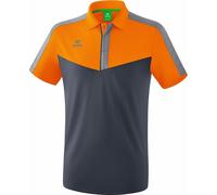 ERIMA SQUAD polo function NEW ORANGE/SLATE GREY/MONUMENT GREY NEW ORANGE/SLATE GREY/MONUMENT GREY S