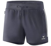 Erima Squad Short Court Femme, Slate Grey/Silver Grey, FR : M (Taille Fabricant : 38)