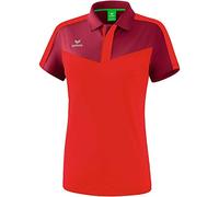 Erima Squad Sport Polo Femme, Bordeaux/Rouge, FR : S (Taille Fabricant : 36)