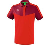 Erima Squad Sport Polo Homme, Bordeaux/Rouge, FR : M (Taille Fabricant : M)