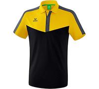 Erima Squad Sport Polo Homme Jaune/Noir/Slate Grey FR: M (Taille Fabricant: M)