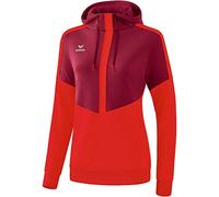 Erima Squad Sweat- Shirt à Capuche Femme Bordeaux/Rouge FR: XL (Taille Fabricant: 42)