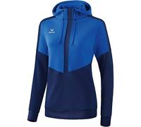 Erima Squad Sweat- Shirt à Capuche Femme New Roy/New Navy FR: 2XL (Taille Fabricant: 44)