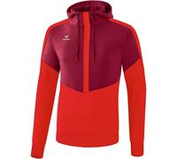 Erima Squad Sweat Shirt à Capuche Homme, Bordeaux/Rouge, FR : M (Taille Fabricant : M)