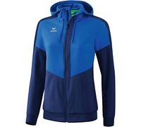 Erima Squad Tracktop Veste avec Capuche Femme New Roy/New Navy FR: S (Taille Fabricant: 36)