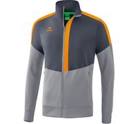 erima Squad Trainingsjacke slate grey/monument grey/new orange L
