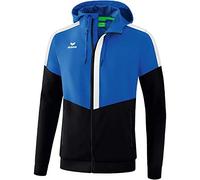 Erima Squad Veste à Capuche Tracktop Homme, New Roy/Noir/Blanc, FR : XXL (Taille Fabricant : XXL)