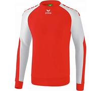 Erima SweaEssential 5-C Sweatshirt Mixte Adulte, Rouge/Blanc, FR : L (Taille Fabricant : L)