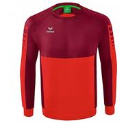 Erima Mixte Casual Six Wings, Rouge/Bordeaux, L EU