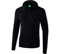 Erima Sweat zippé Veste à Capuche Enfant Noir FR: XXS (Taille Fabricant: 128)