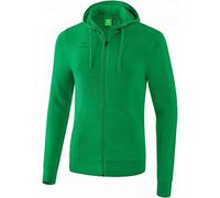 Erima Sweat Zippé Veste à Capuche Mixte Enfant, Émeraude, FR : XXS (Taille Fabricant : 128)