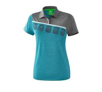 ERIMA T-shirt fonctionnel gris chiné / pétrole / noir, Taille XS