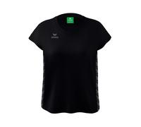 ERIMA T-shirt fonctionnel 'Team Essential' gris / gris clair / noir, Taille S-M