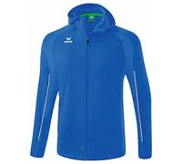 Erima Veste de survêtement Liga Star avec Capuche, Bleu Roi/Blanc, 164 Mixte Enfant