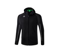 Erima Veste de survêtement Liga Star avec Capuche, Noir/Blanc, 152 Mixte Enfant
