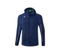Erima Veste de survêtement Liga Star avec Capuche, Bleu Marine/Blanc, 152 Mixte Enfant