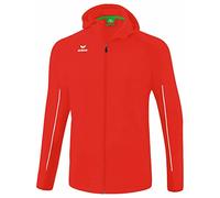 Erima Veste de survêtement Liga Star avec Capuche, Rouge/Blanc, XXL Mixte