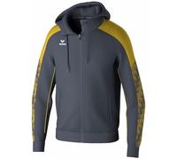 Erima Veste d'entraînement EVO STAR avec capuche (1032405) Homme, slate grey/jaune, XL