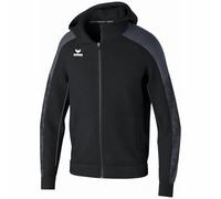 Erima Veste d'entraînement EVO STAR avec capuche (1032407) Mixte enfant, noir/ultra violet, 152