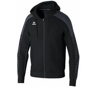 Erima Veste d'entraînement EVO STAR avec capuche Homme noir/slate grey L